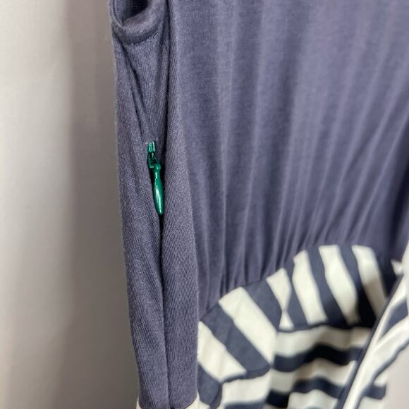 Little Yellow Button Anthropologie Striped Dress Size XS - Picture 5 of 6